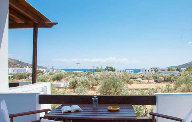 Βεράντα με θέα στη θάλασσα