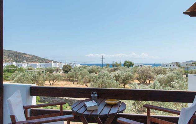 Βεράντα με θέα στη θάλασσα