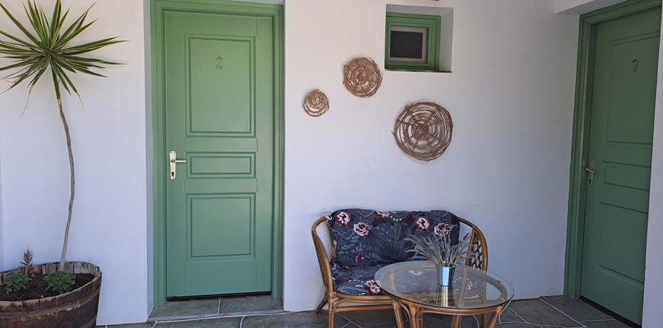 Patio au Madilides à Sifnos