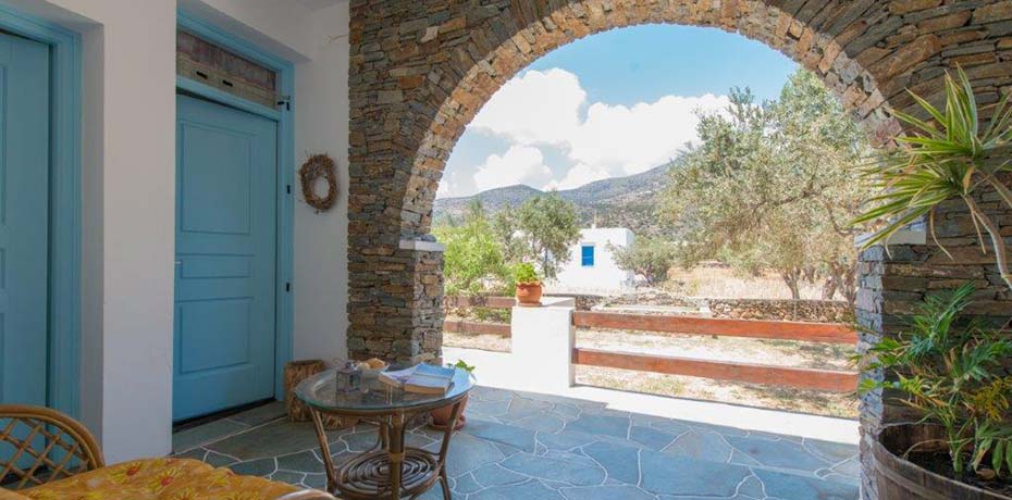 Patio au Madilides à Sifnos